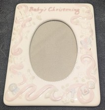 Russ 5 x 3.5 Baby Christening Photo Frame
