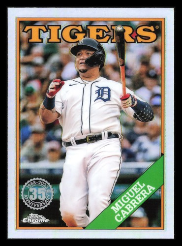 Miguel Cabrera 2023 Topps Chrome 1988 REFRACTOR VARIATION #88BC-4 Detroit Tigers