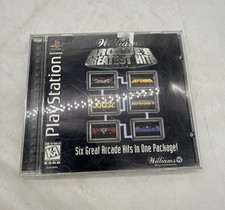 Williams Arcade's Greatest Hits (PS1 PlayStation 1, 1996) w/ Manual & reg. card