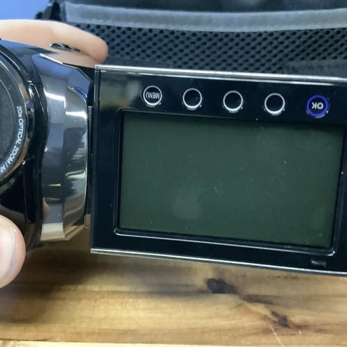 JVC Everio HD Camcorder GZ-HM200BU With Charger, Bag, Headphones, And Battery - Picture 12 of 12