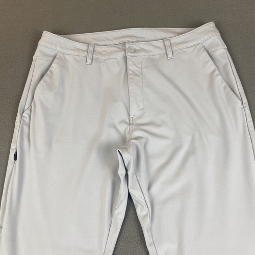BYLT Pants Mens 38x30 Gray Everyday Pant 2.0 Slim Fit Stretch Chino Performance - Picture 2 of 11