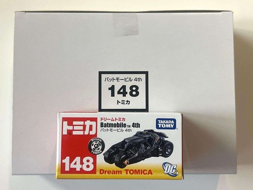 CAJA DE 6 Takara Tomy Dream Tomica Nº148 BatmanBatmobile Diecast Modelo Coche Retirado - Imagen 2 de 2