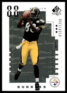 2000 SP Authentic Plaxico Burress RC 0334/1250 #149