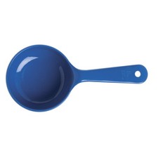 Carlisle Measure Miser Portion Control Spoon 8 oz Blue Plastic Solid Short