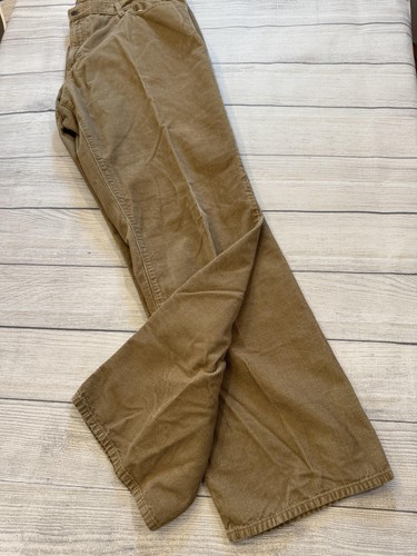 Old Navy Hose Herren 42x36 braun khaki Cord 5 Pocket gerades Bein Freizeit - Bild 8 von 8