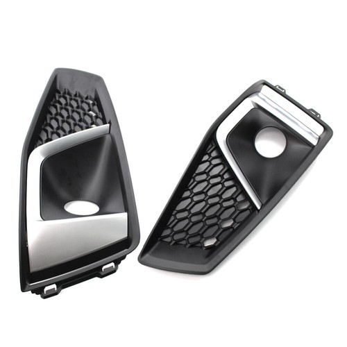 2x Front Bumper Grille Fog Light Cover For Audi A4 B9 S4 2018 2019 2020。 - Bild 4 von 10