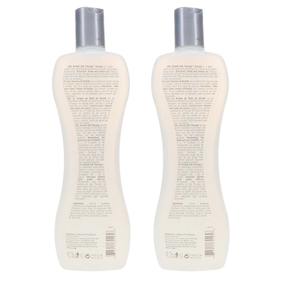 TRATAMIENTO TERAPIA BIOSILK SEDA 12 OZ PAQUETE DE 2 Foto 4 de 4