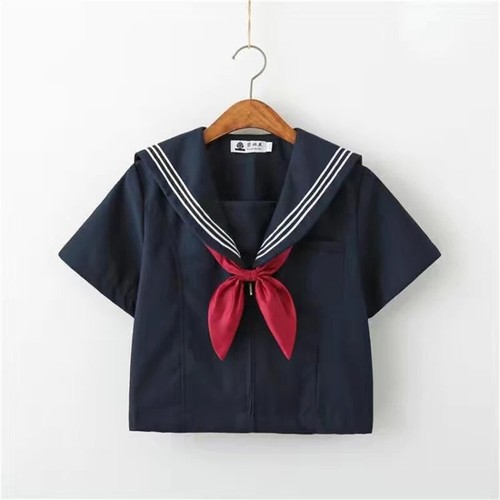 Basic School Uniform College High School Girls Student Uniforms Sailor Suit - Picture 25 of 31