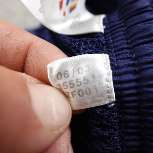 VTG Adidas Pants Mens S Blue Drawstring Track Windbreaker Jogger Sweatpants Y2K - Picture 11 of 16