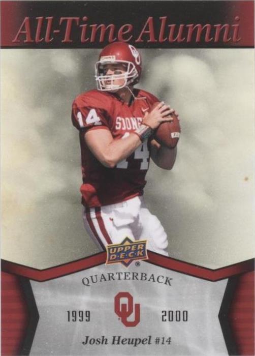 2011 Upper Deck University of Oklahoma Josh Heupel #ATA-HE - 1 of 2