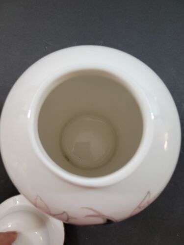 Vintage Fine China of Japan Porcelain Ginger Jar w/Lid Pink Floral Gold Trim 8" - Picture 11 of 15