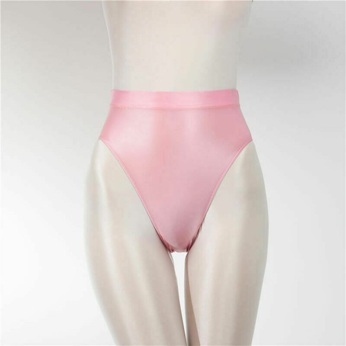 Womens Mens Silky Shiny Satin Glossy Wet Look Knickers Briefs Underwear Panties - Picture 5 of 32