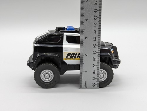 2010 Mattel Matchbox 6" Police Cruiser Max Pullback Power Lights & Sound Car - Picture 10 of 14