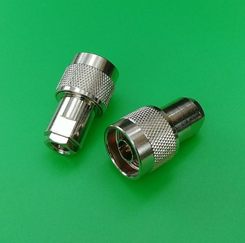 (1 PC) Adaptador FME macho a N macho - Vendedor de EE. UU. - Imagen 1 de 3