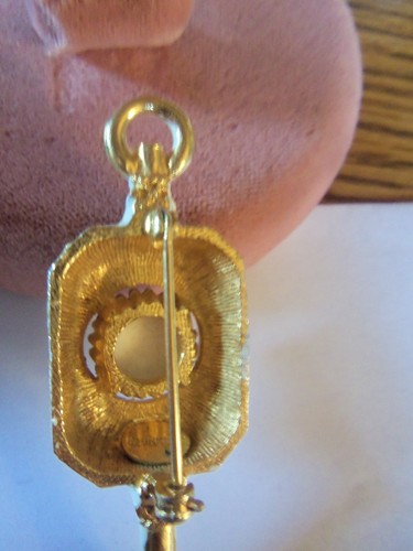 SELTENE JEANNE WEISS UND MARMOR VINTAGE BROSCHE... - Bild 2 von 4