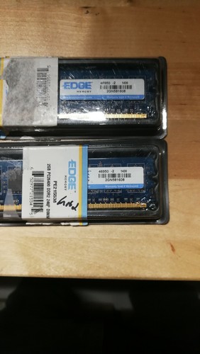 Pair of Edge Memory 2GN581608 2GB DDR2 Desktop RAM Memory Free Shipping! - Picture 4 of 5
