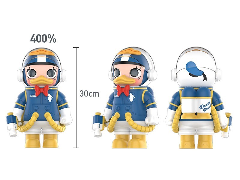 POPMART MEGA Collection 400% SPACE MOLLY Donald Duck New