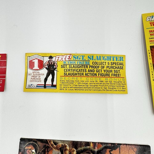 Catalog Lot 1980s Vintage G.I. GI Joe 3.75 ARAH Figure Insert Mail Away Booklet - Picture 8 of 10