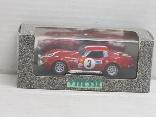 Chevrolet Corvette Nr.3 Le Mans 1968 in rot Box mit Vitrine Vitesse 044 A 1:43