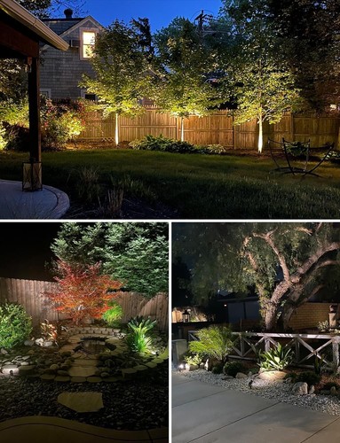12W Low Voltage LED Landscape Lights with Connectors, Outdoor 12V Super Warm Wh - Picture 5 of 7