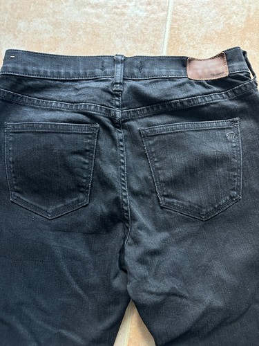 Jean Madewell negro Slim Boy para mujer talla 25 - Imagen 3 de 5