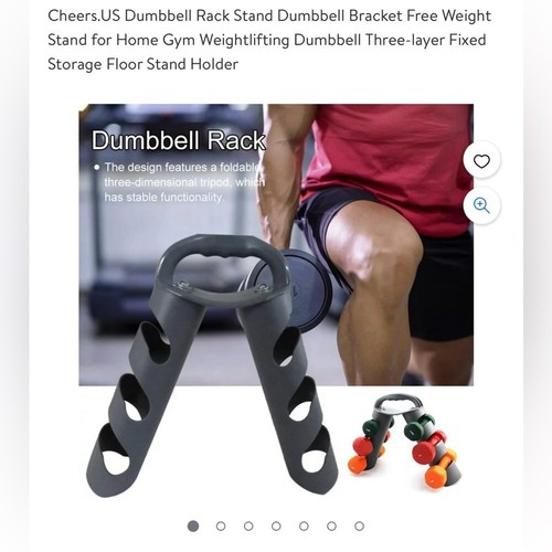Dumbbell rack brand new black - Picture 3 of 8