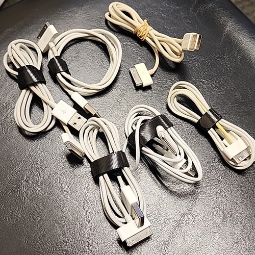 LOT of 6 3ft Apple 30-pin Dock to USB Sync/Charging Cable for iPod iPhone iPad - Picture 3 of 8