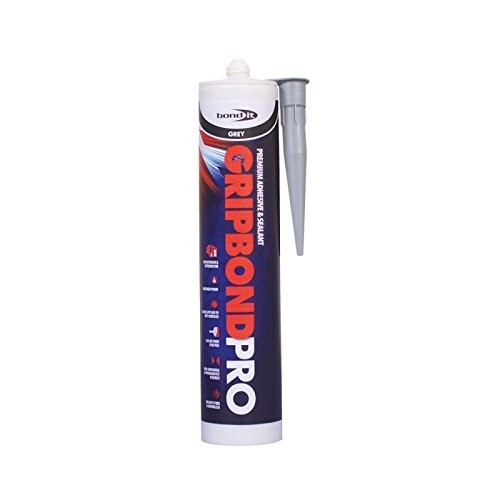 Bond it Grip Bond Pro Premium Adhesive & Sealant Grey 300ml x 3 - Picture 7 of 9