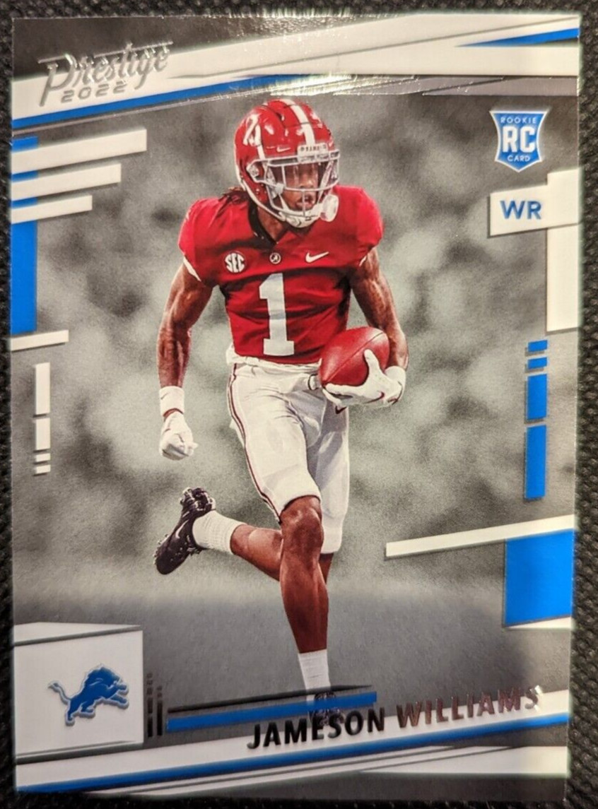 2022 Panini Prestige JAMESON WILLIAMS RC #307 Rookie Detroit Lions Alabama