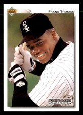 1992 Upper Deck  #166 Frank Thomas Chicago White Sox