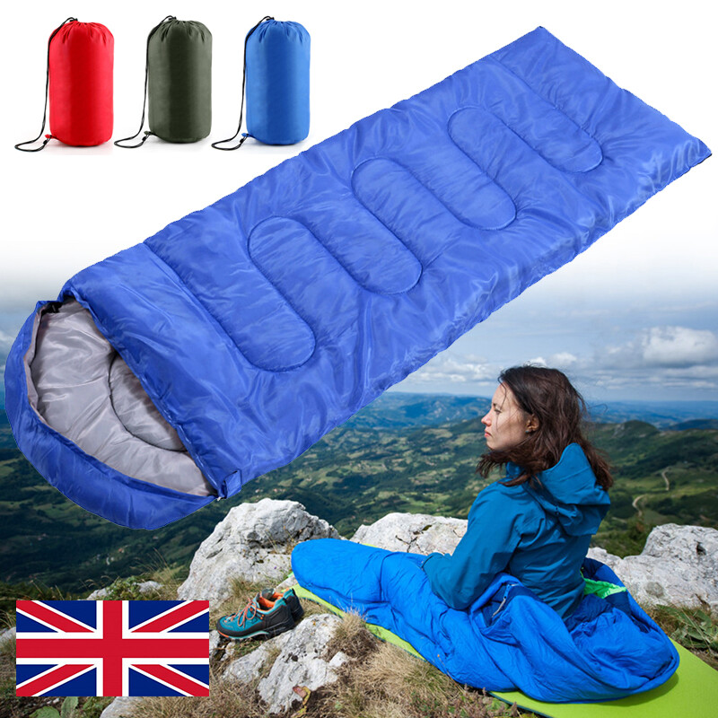 4 Season Single Sleeping Bags Adult Rectangular Envelope Outdoor Camping Hiking eBay