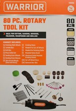 Rotary Tool Kit 80 Pieces Accessories Sanding Cutting Polishing Grinder Carving