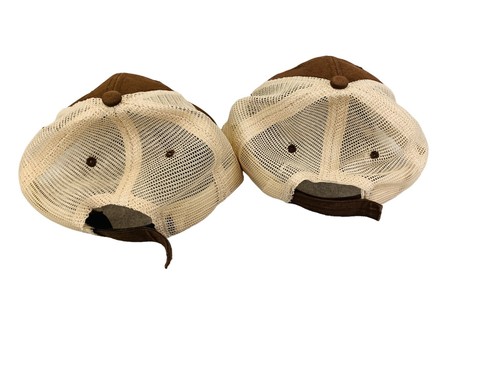 Lot of 2 Texas Longhorn brown/tan mesh back logo baseball caps adjustable - Picture 6 of 7