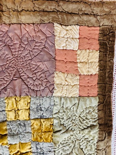 Bloomingdales Vintage Patchwork Quilted Standard Sham 21 X 28 Multicolor - Picture 13 of 17