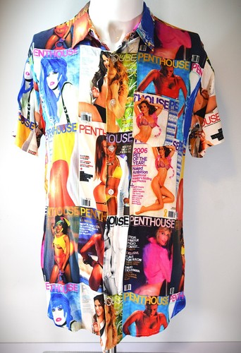 REASON Clothes "PENTHOUSE MAGAZINE" Herrenhemd Large Button Down Farbe S/S - Bild 3 von 6