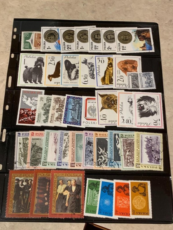 Poland Postage Lot All Different Approx 41 Stamps Used SKU#34948