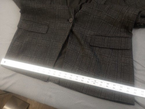 Simply Vera Vera Wang Ponte Knit Black Grey Blazer Size XXL Professional Office - Picture 8 of 12