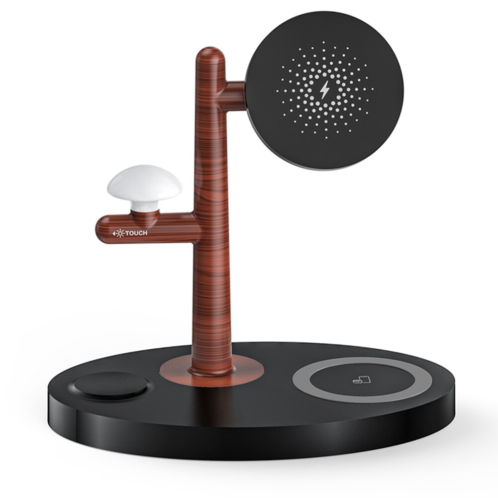 3 in 1 Magnetic Wireless Charger LED Light Stand Fast Charging Dock Station2427