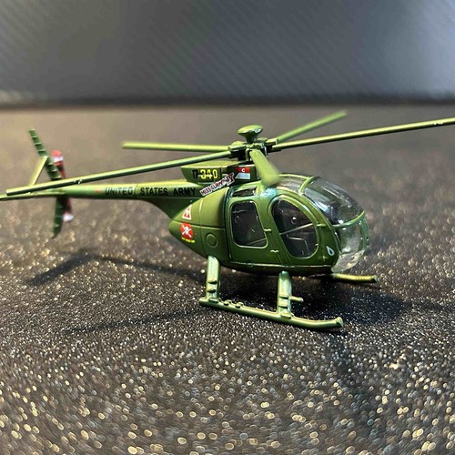 Alloy 1/100 Scale US Army OH-6A Cayuse Helicopter Finished Model Collection Gift - Picture 11 of 24