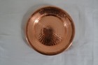 Hammered Copper Serving Plate, Turkish Copper Desert Serving Platter Dinnerware
