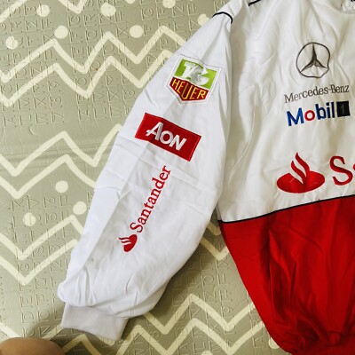 Vintage Mercedes Benz EMBROIDERED JACKET MOTO RACING F1