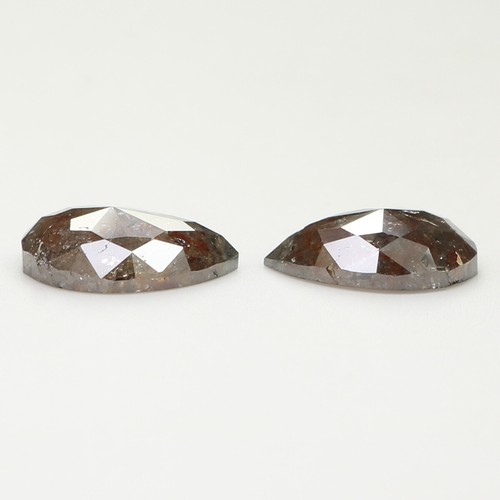 3.93 CT Natural Loose Pear Cut Pair Diamond 9.85 MM Brown Color Diamond QL6618 - Picture 6 of 8