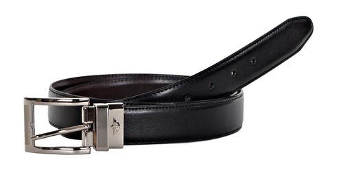 Ceinture robe réversible homme Docker's 32 mm de large noire marron - Photo 1/4