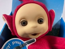 ORIGINAL VINTAGE 1998 PLAYSKOOL TELETUBBIES TOY RARE RECALLED TALKING RED PO NOS