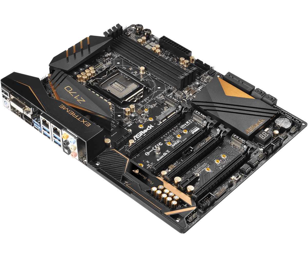 FOR ASRock Z170 Extreme7+ LGA1151 DVI-D HDMI 64GB 6/7th Gen