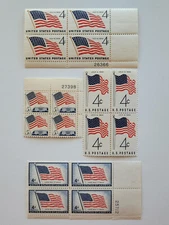 Old Glory Postage Stamps Lot of 16 US Flag Sc#1094 #1132 #1622 #1208 MNH OG