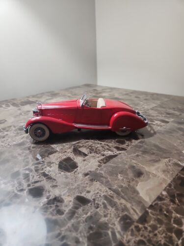 DANBURY MINT 1934 PACKARD V-12 LEBARON SPEEDSTER RED CAR 1:24 DIE CAST MIB #5 - Picture 4 of 11