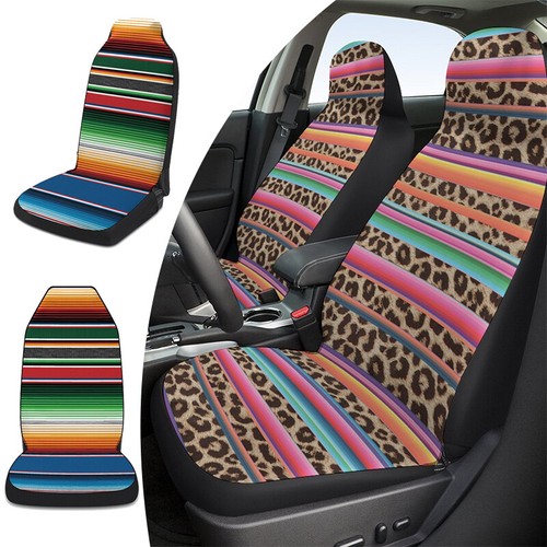 Car Seat Cover Auto Cloth Front Seat Cover Cushion Protector Universal Striped - Picture 2 of 20