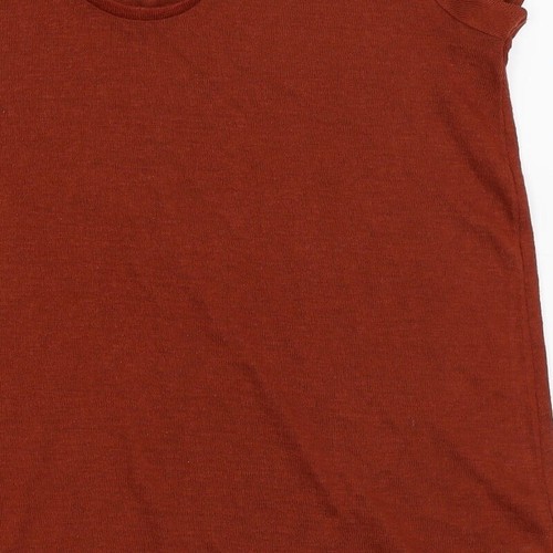 TU Womens Red Polyester Blend T-Shirt Size 12 - Picture 10 of 12
