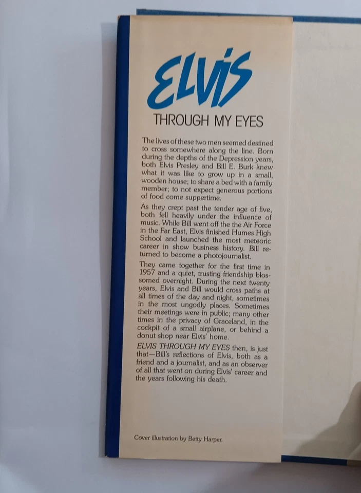 Elvis Through My Eyes, Bill E. Burk, 1987 limitiert & signiert | HC Dust Jacket - Bild 3 von 4